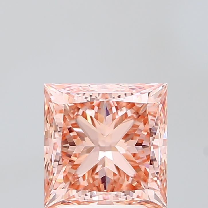 3.00 Ct. Fancy Intense Pink Princess Lab Grown Diamond