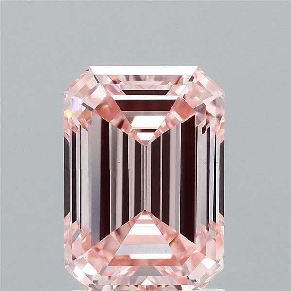 2.00 Ct. Fancy Intense Pink Emerald Lab Grown Diamond