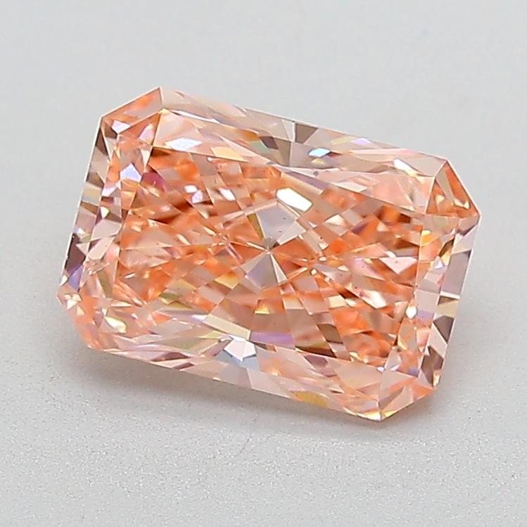 2.01 Ct. Fancy Vivid  Pink Radiant Lab Grown Diamond