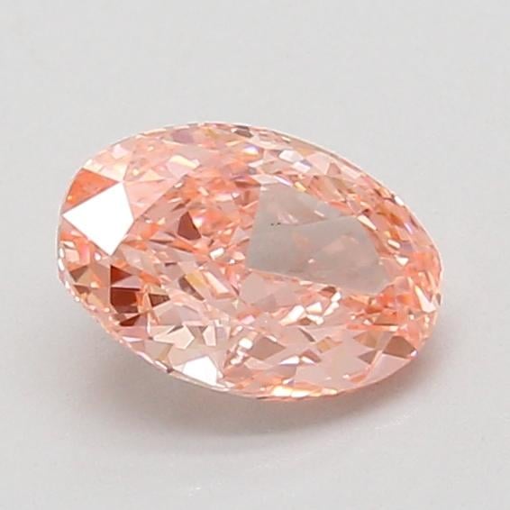 1.04 Ct. Fancy Vivid Pink Oval Lab Grown Diamond