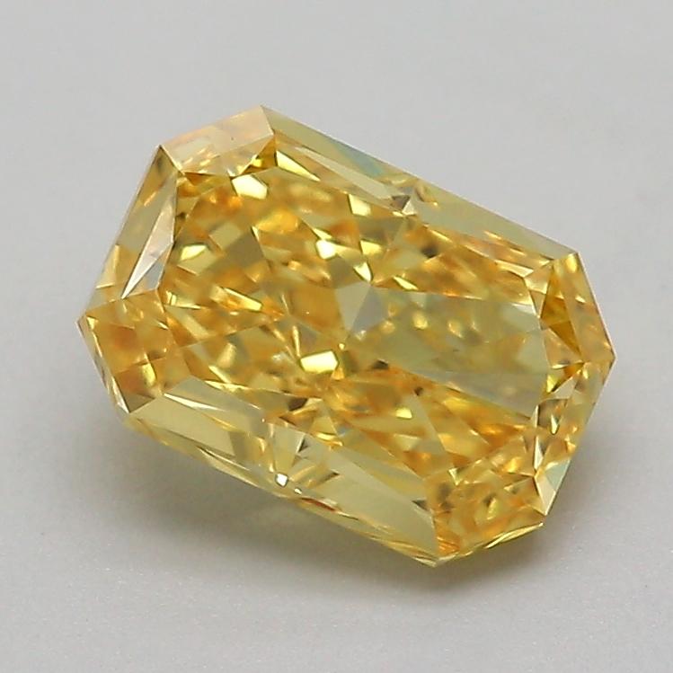 1.10 Ct. Fancy Intense  Yellow Radiant Lab Grown Diamond