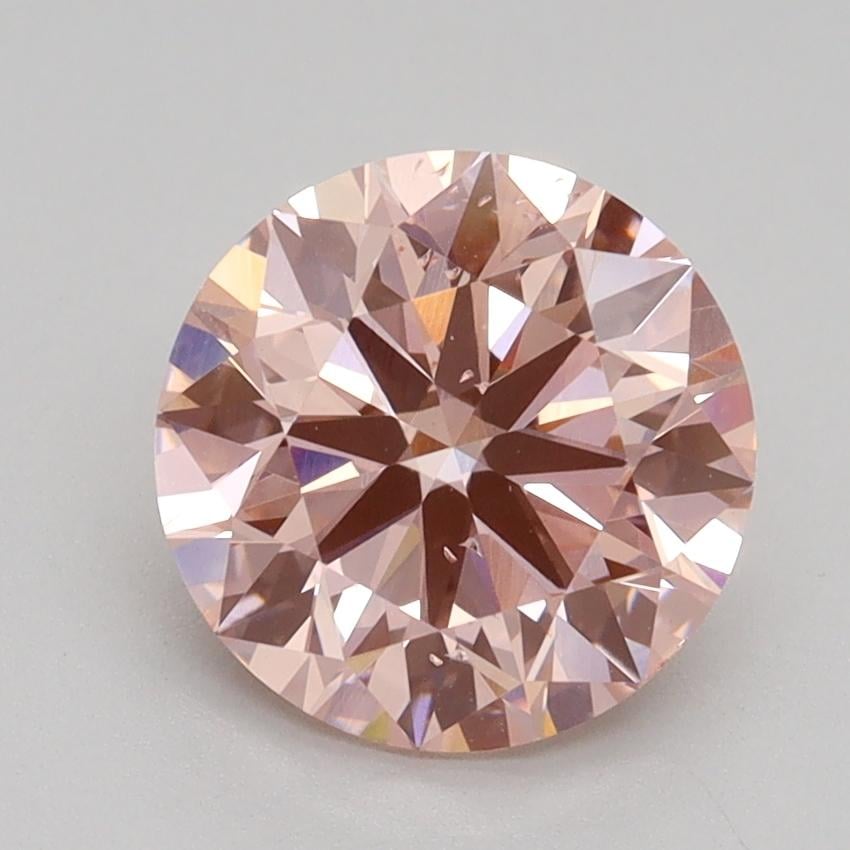 2.00 Ct. Fancy Intense Pink Round Lab Grown Diamond