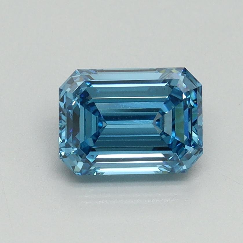 1.03 Ct. Fancy Vivid Blue Emerald Lab Grown Diamond