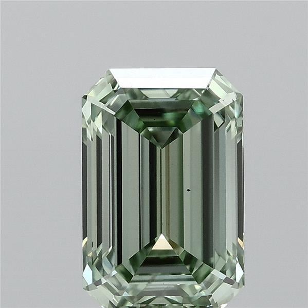 1.06 Ct. Fancy Vivid  Green Emerald Lab Grown Diamond