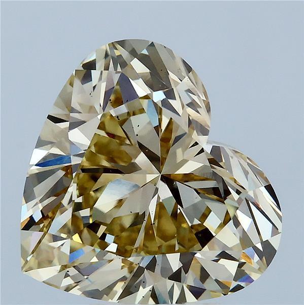 6.02 Ct. Fancy Yellow Heart Lab Grown Diamond