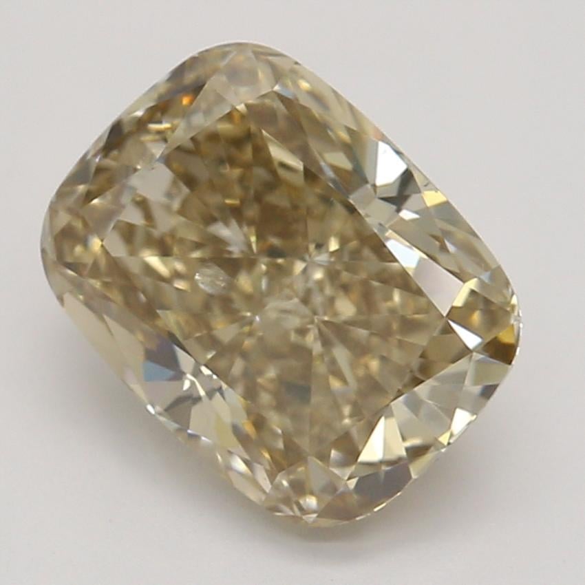 1.13 Ct. Fancy Yellow-Brown Cushion Diamond