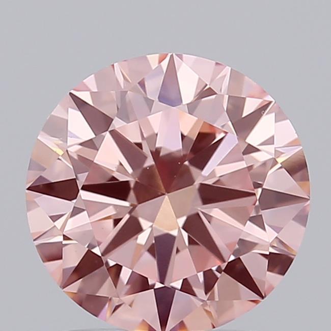 1.50 Ct. Fancy Intense Pink Round Lab Grown Diamond