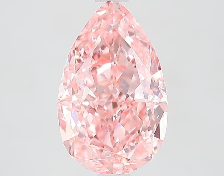 3.03 Ct. Fancy Pink Pear Lab Grown Diamond