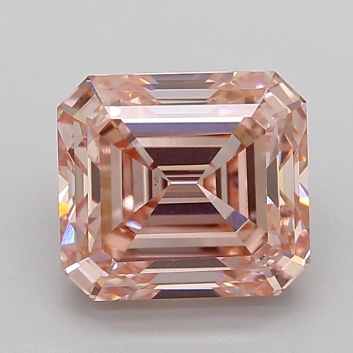 5.07 Ct. Fancy Vivid Pink Emerald Lab Grown Diamond