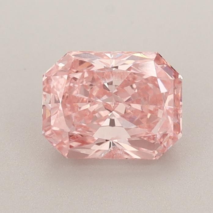 1.01 Ct. Fancy Vivid  Pink Radiant Lab Grown Diamond