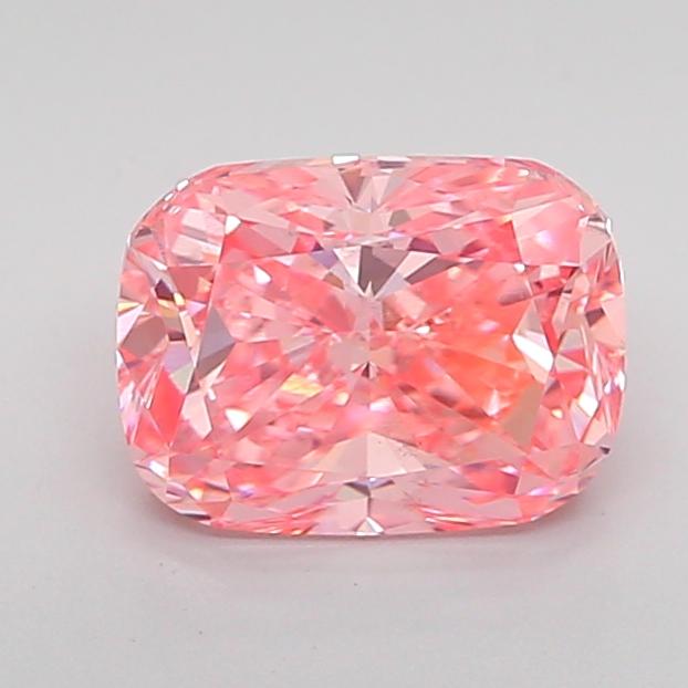 1.50 Ct. Fancy Vivid Pink Cushion Lab Grown Diamond