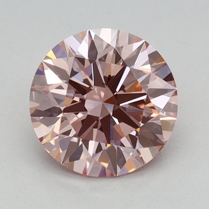 0.75 Ct. Fancy Intense Pink Round Lab Grown Diamond