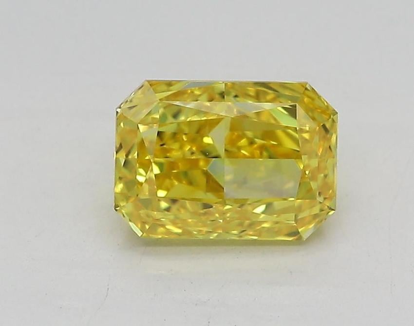 1.27 Ct. Fancy Vivid Yellow Radiant Lab Grown Diamond