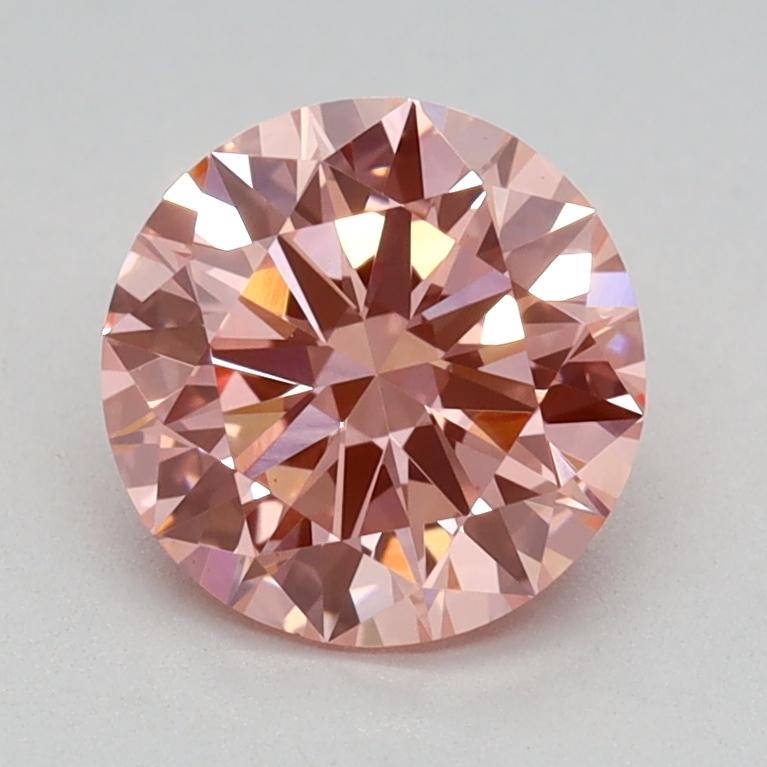 1.00 Ct. Fancy Vivid Pink Round Lab Grown Diamond