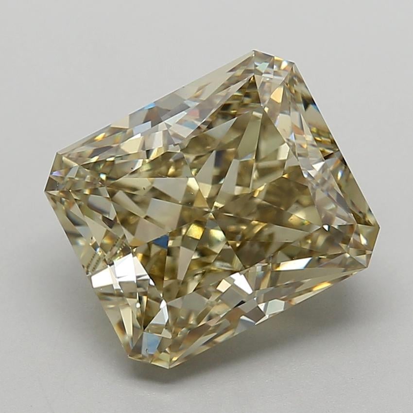 8.02 Ct. Fancy  Yellow Radiant Lab Grown Diamond