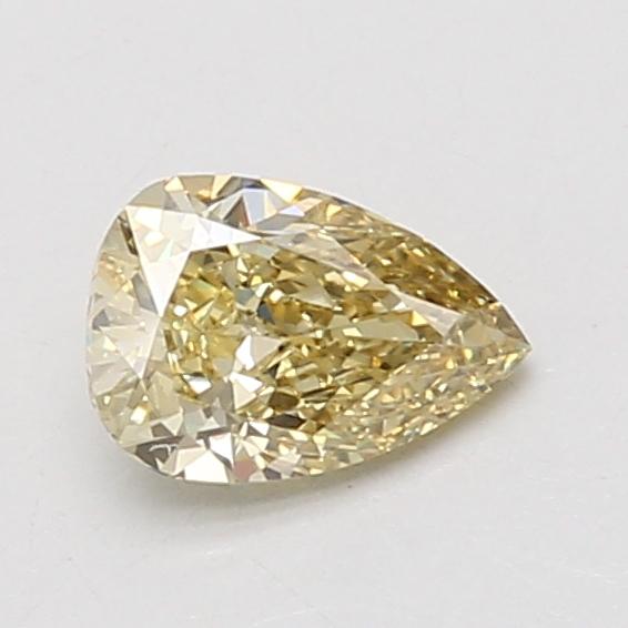 0.71 Ct. Fancy Yellow Pear Lab Grown Diamond