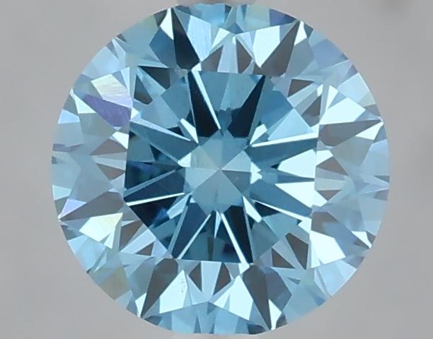 1.04 Ct. Fancy Vivid Blue Round Lab Grown Diamond