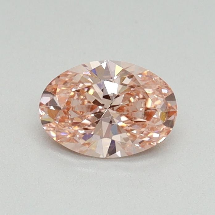 0.43 Ct. Fancy Vivid Pink Oval Lab Grown Diamond