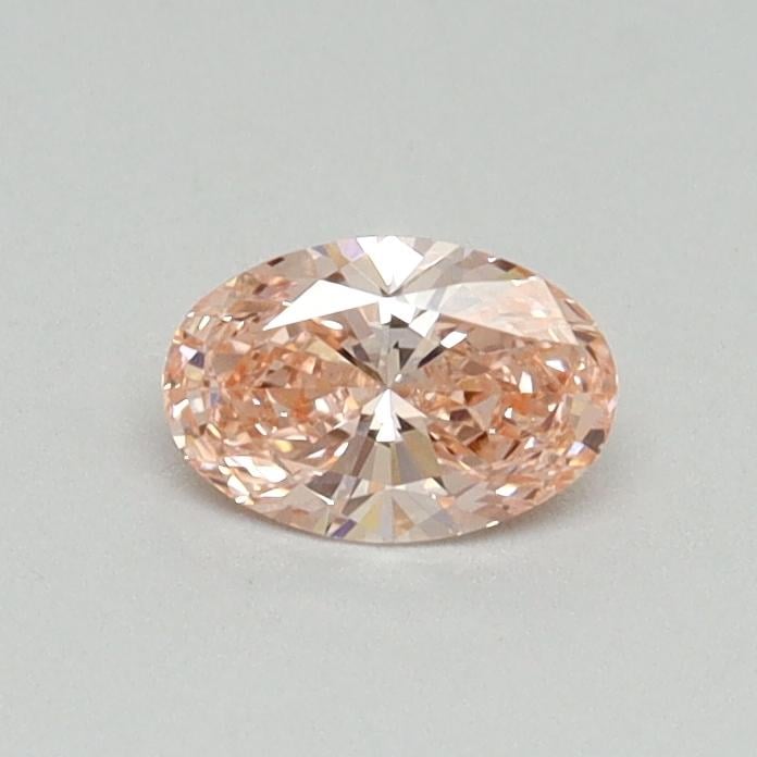0.32 Ct. Fancy Vivid Pink Oval Lab Grown Diamond