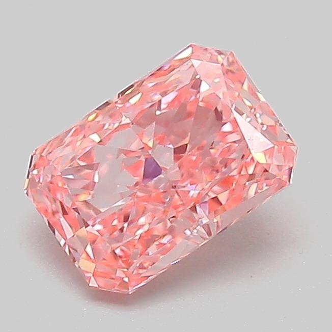1.05 Ct. Fancy Vivid Pink Radiant Lab Grown Diamond