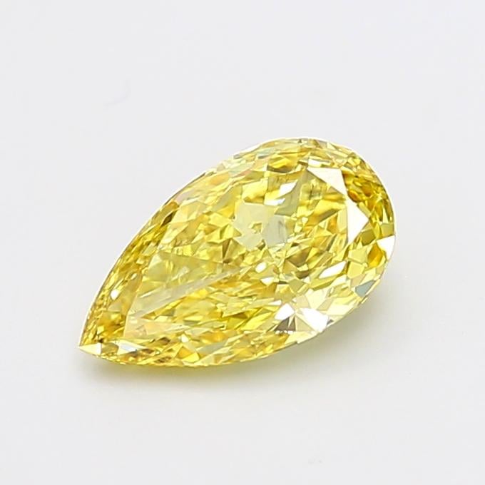 1.56 Ct. Fancy Yellow Pear Lab Grown Diamond