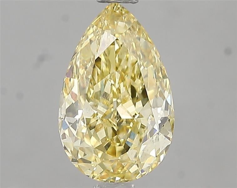 1.55 Ct. Fancy Intense Yellow Pear Lab Grown Diamond