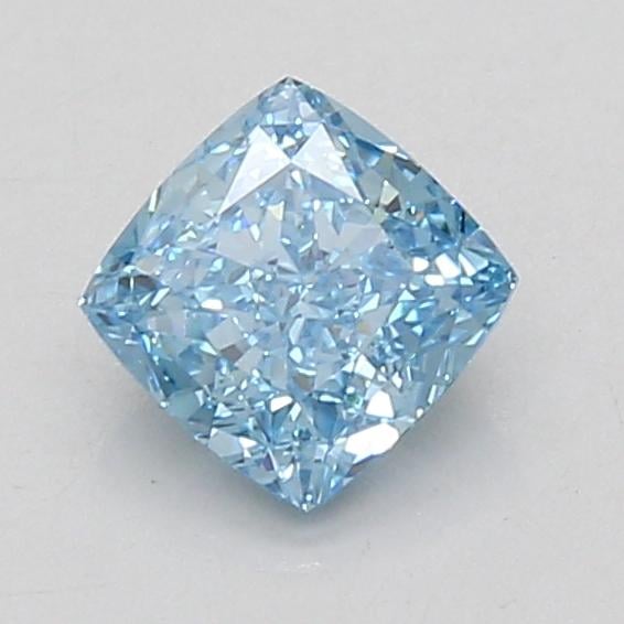 1.03 Ct. Fancy Vivid Blue Cushion Lab Grown Diamond