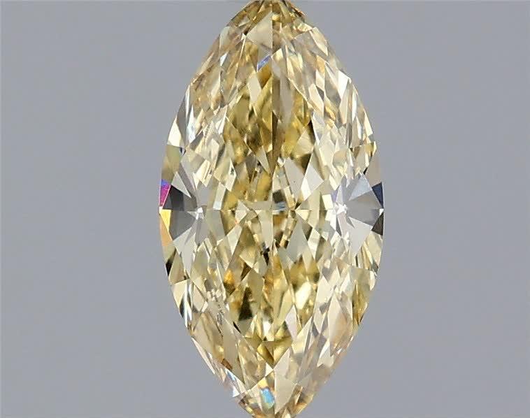1.10 Ct. Fancy Yellow Marquise Lab Grown Diamond