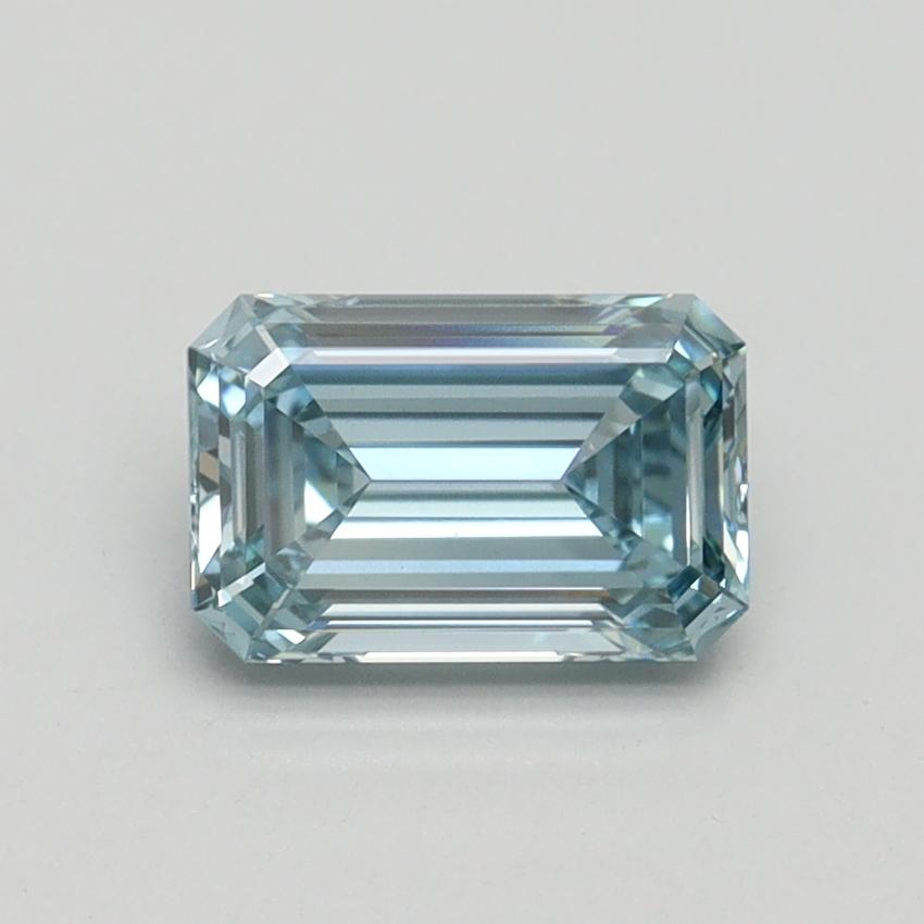 1.01 Ct. Fancy Intense Green Blue Emerald Lab Grown Diamond