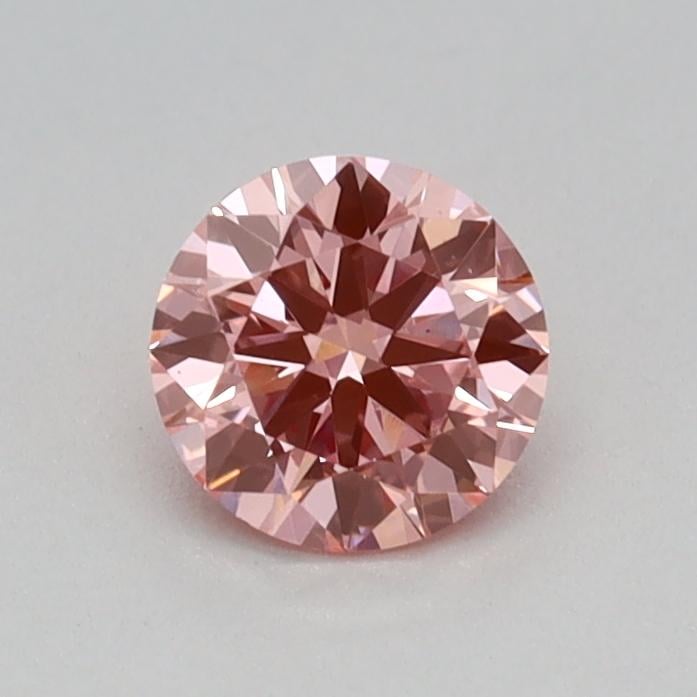 0.27 Ct. Fancy Vivid Pink Round Lab Grown Diamond