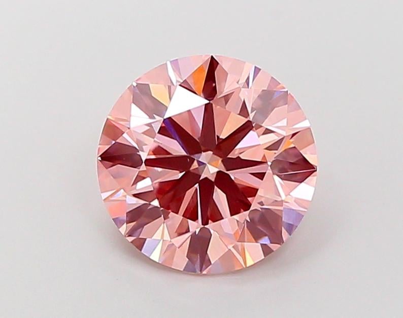 3.00 Ct. Fancy Intense Pink Round Lab Grown Diamond