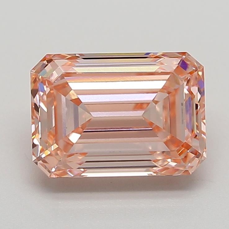 4.07 Ct. Fancy Intense  Pink Emerald Lab Grown Diamond