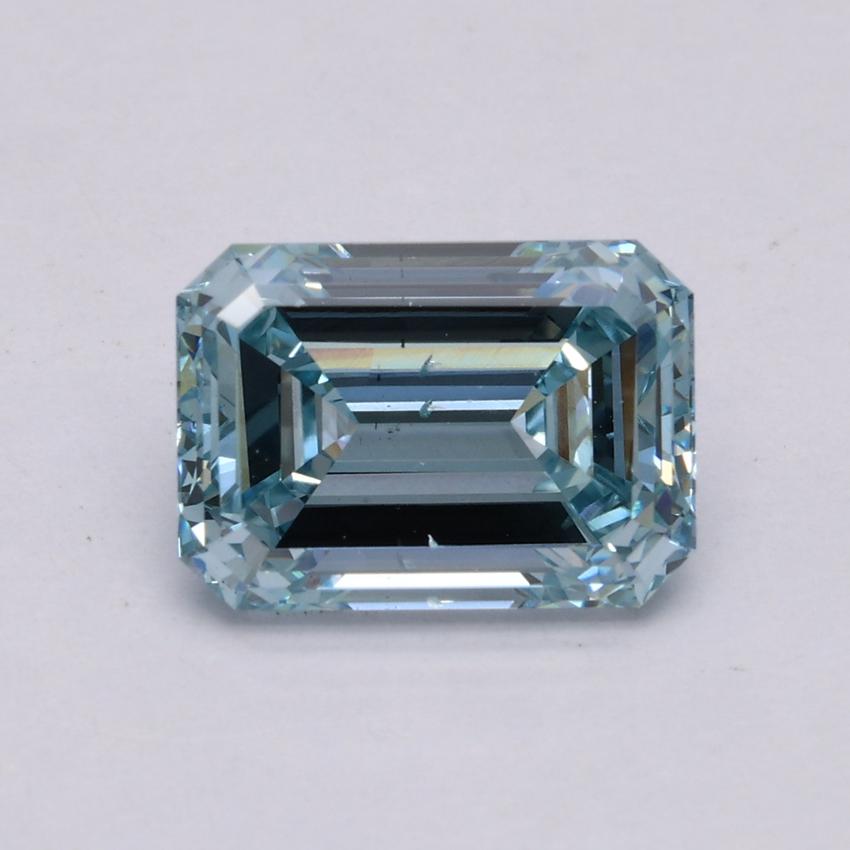 2.50 Ct. Fancy Intense Blue Emerald Lab Grown Diamond