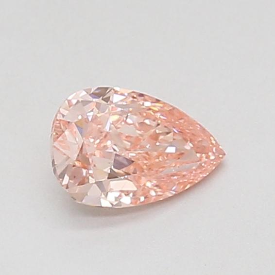 0.54 Ct. Fancy Vivid Pink Pear Lab Grown Diamond