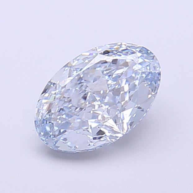 1.14 Ct. Fancy Intense  Blue Oval Lab Grown Diamond