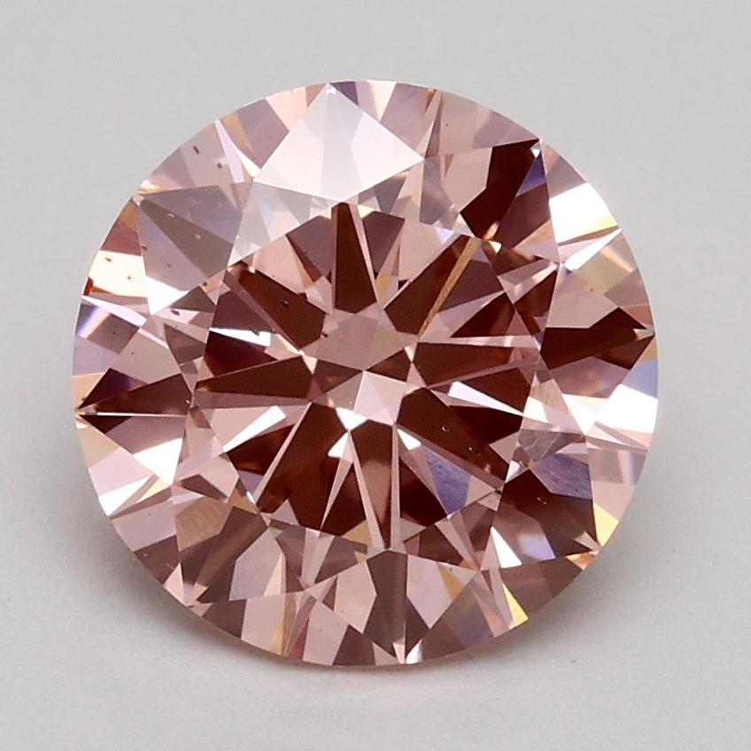 1.81 Ct. Fancy Intense Pink Round Lab Grown Diamond