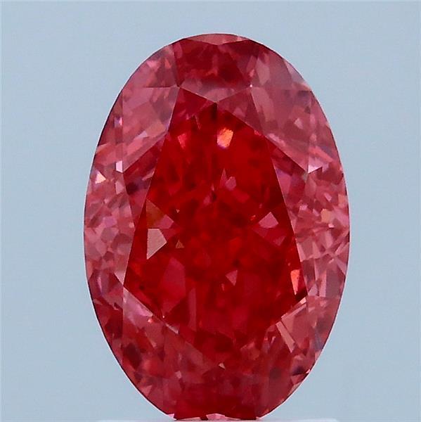 2.10 Ct. Fancy Vivid Pink Oval Lab Grown Diamond