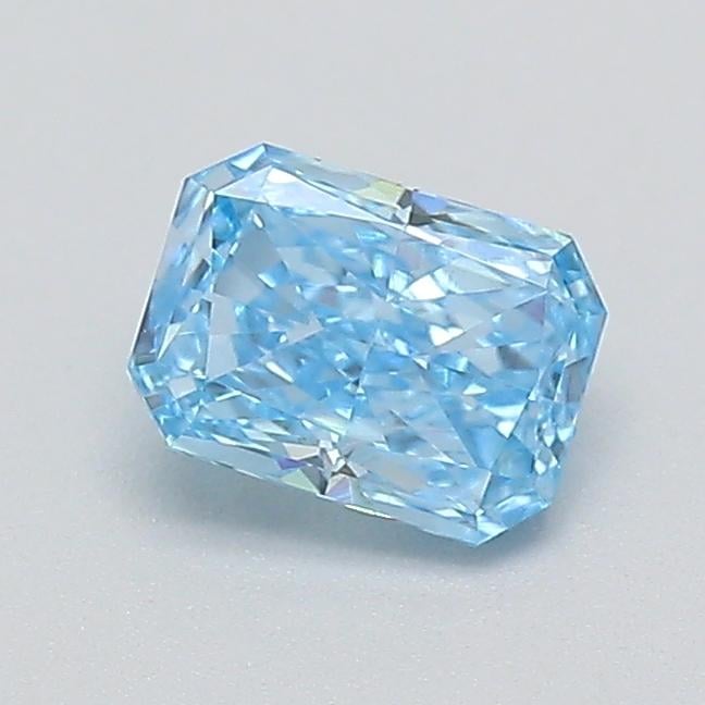 0.30 Ct. Fancy Vivid  Blue Radiant Lab Grown Diamond