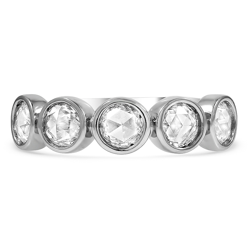 Custom Rose-Cut Bezel Diamond Ring
