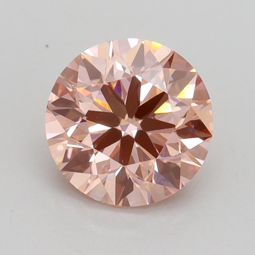 1.55 Ct. Fancy Intense Pink Round Lab Grown Diamond