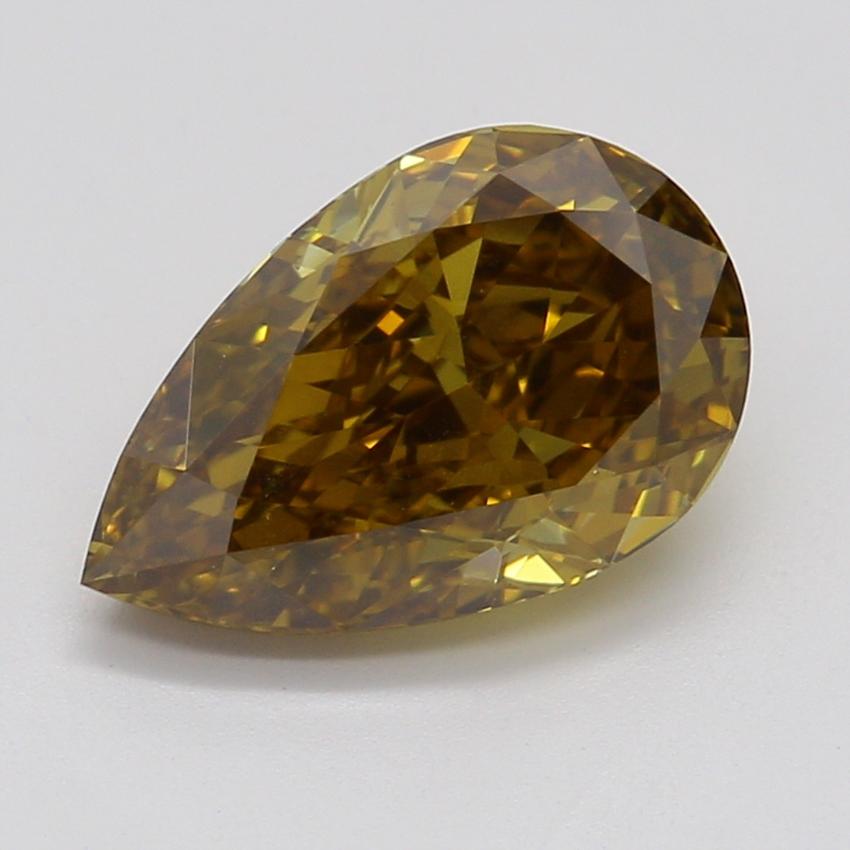 1.07 Ct. Fancy Deep Brown-Yellow Pear Diamond