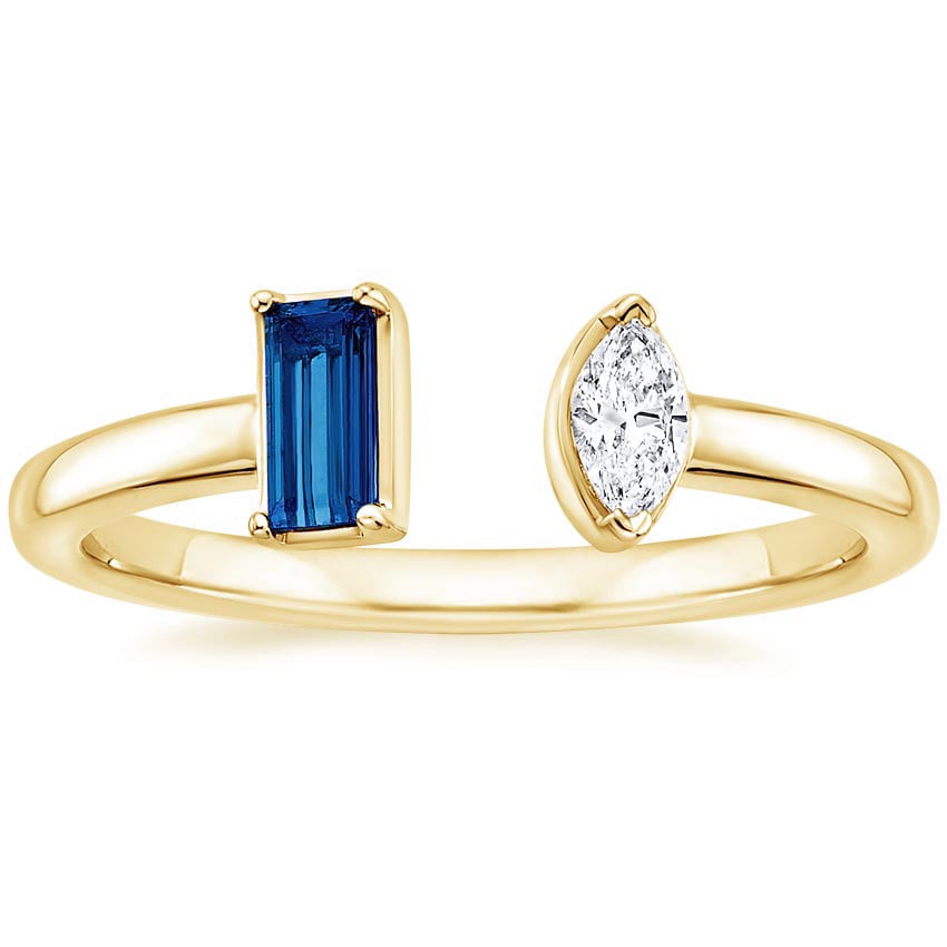 Rose gold diamond engagement ring with surprise diamond details