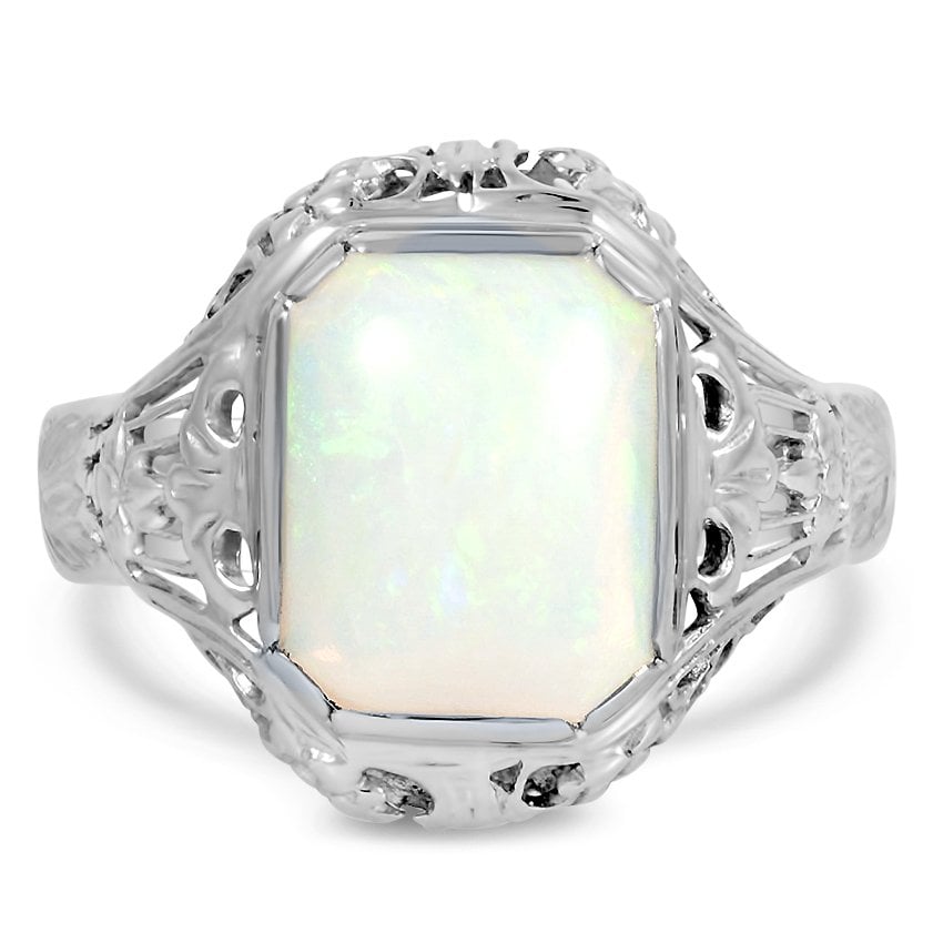 Edwardian Opal Cocktail Ring
