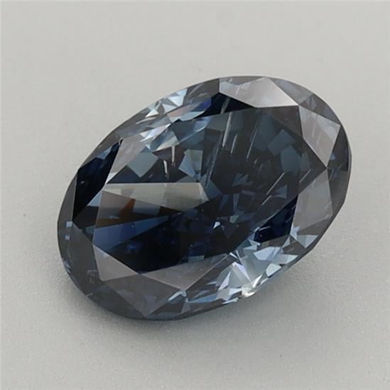 1.20 Ct. Fancy Deep Blue Oval Lab Grown Diamond
