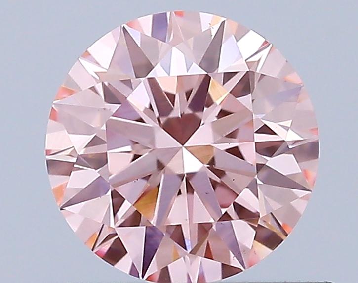 0.60 Ct. Fancy Intense Pink Round Lab Grown Diamond
