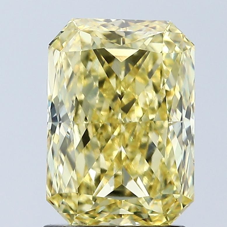 2.04 Ct. Fancy Vivid Yellow Radiant Lab Grown Diamond