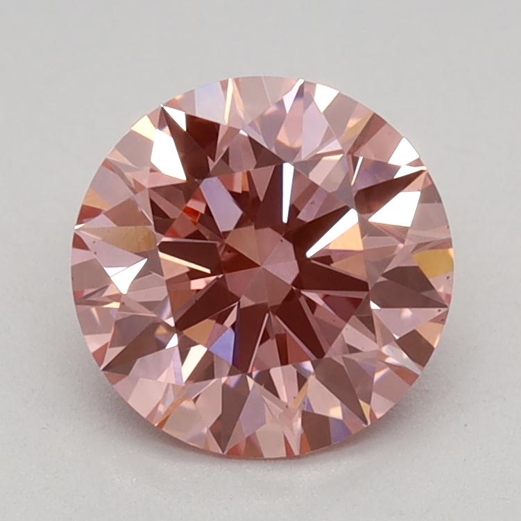 1.03 Ct. Fancy Vivid Pink Round Lab Grown Diamond