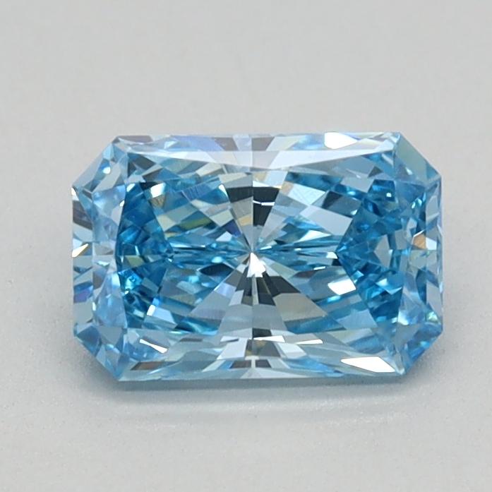 0.58 Ct. Fancy Vivid Blue Radiant Lab Grown Diamond