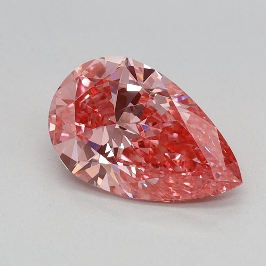 0.73 Ct. Fancy Vivid Pink Pear Lab Grown Diamond