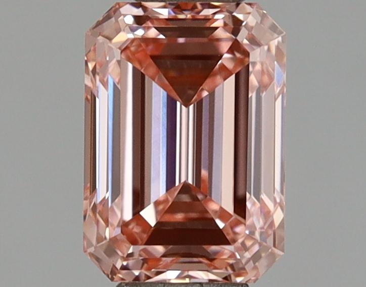1.05 Ct. Fancy Vivid  Pink Emerald Lab Grown Diamond